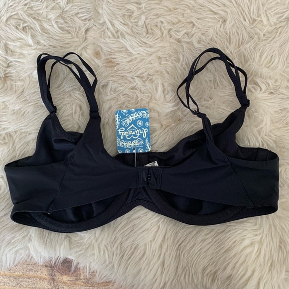 NEW free people zoey underwire bra black 34C - Picture 6 of 6
